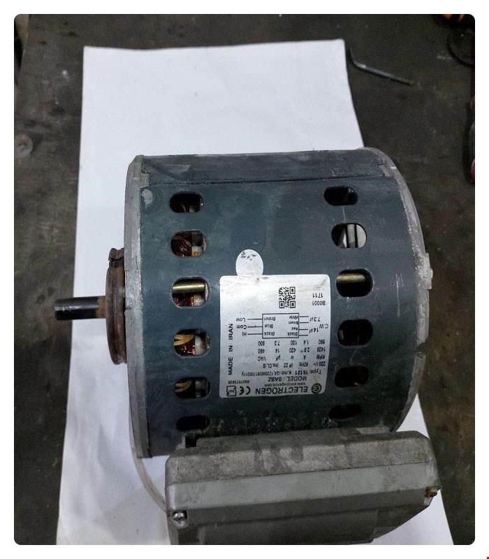 دینام کولر الکتروژن استوک 1/3 - گارانتی 1 ساله